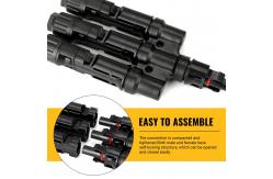 China ISO Y Branch Solar PV Connectors FMMM+MFFF 1 Pairs Multipurpose supplier