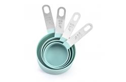 China 8pcs Kitchen Baking Tools Measuring Spoons Cups Set With Stainless Steel Handle supplier