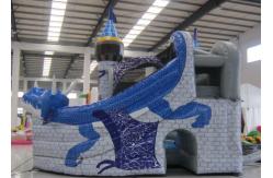 China Digital Printing Dragon Large Bouncy Castle , Waterproof Princess Jumping Castle supplier