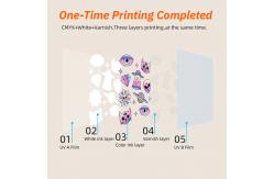 China A3 UV DTF Desktop Printer 30cm UV DTF Printer AB Pet Film supplier