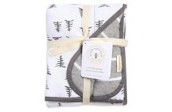 China 100% Cotton Nursery Throw Blanket Comfortable Multifunctional Blanket With Reversible Design supplier