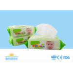 Natural Baby Disposable Wet Wipes Flushable For Hand / Mouth Cleaning for sale