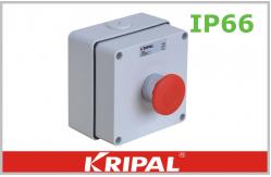 China IP66 Weatherproof Outdoor Sockets Push Button Power Control Box supplier
