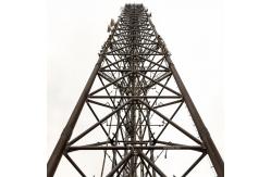 China 3 Legs Network Radio 5G Antenna Guyed Wire Tower Triangular Galvanized Steel supplier