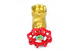 China Flow Water Control Stop Valve , high pressure Forged Globe Valve Brass supplier