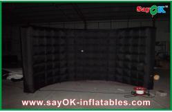 China Wedding Black Party Photos Inflatable Curved , Waterproof Inflatable Bubble Tent LED inflatable wall supplier