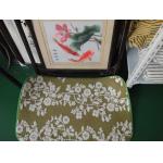 Green Flower Printed Microfiber Mat , 40 * 50cm Indoor microfiber bath mat for sale