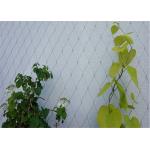 304 / 316 Stainless Steel Cable Trellis , Stainless Steel Green Wall Mesh