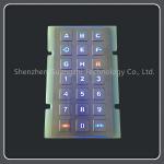 Customized 21 Key Keyboard 3 * 7 Matrix Layout Sus 304 Stainless Steel Material for sale