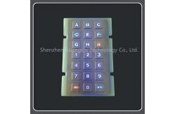 China Customized 21 Key Keyboard 3 * 7 Matrix Layout Sus 304 Stainless Steel Material supplier
