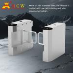 Automatic Pedestrian Barrier Entry Security Control Face Recognition Turnstile for sale