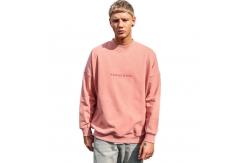 China Unlined Crewneck Oversized Sweatshirts Fleece 3D Custom Embroidered supplier