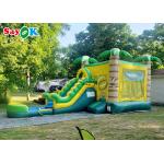 Inflatable Castle Slide Kids Inflatable Slide Outdoor Palm Tree Inflatable Bouncer Slide Bounce House Combo for sale