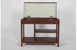 China Lightweight 3 Shelves Entryway Bench With Shoe Storage / Hidden Drawer supplier