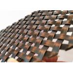 Copper Plated Architectural Wire Mesh Stainless Steel 304 For Cabinets