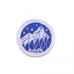 3M Souvenir Logo Embroidered Sports Patches Polyester Material For Garment​ for sale