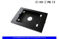China Tamper - Proof iPad Kiosk Enclosure With Powder Coated Finish Black supplier