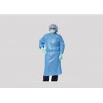 Anti Pull Disposable Isolation Gowns Regular Weight 20 - 40gsm Non Woven Material for sale