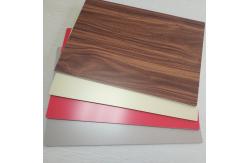 China 4mm ACP 3D Wood Grain Aluminum Composite Panel PE Coated Fluorocarbon Coatings supplier