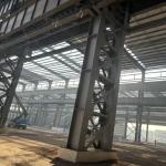 Residential Prefab Steel Frame House Q355B Main Material Short Assembly Time For Fast Construction for sale