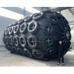 STS Customized Pneumatic Marine Fender Long Lifespan With Chain Tyres Net for sale