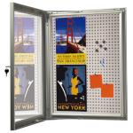Magnetic A1 Enclosed Cork Board With Aluminum Frame