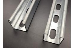 China OEM Pre Galvanized Aluminium Strut C Channel 1.5MM Thickness supplier