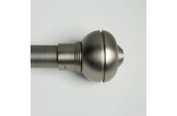 China Home Decoration Plating Iron Adjustable Curtain Rod Finials supplier