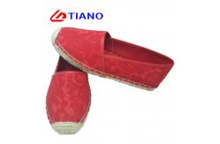 China Sequinned Upper Two Tone Canvas Cushioned Espadrilles supplier