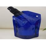 Customized Translucent Drink Juice Smoothie Stand Up Pouches Matte With Hang Hole