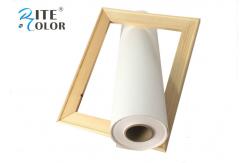 China Pigment Matte Polyester Cotton Canvas Photo Paper Waterproof For Inkjet Printers supplier