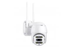China CMOS 2.4G WiFi Wireless Camera System CCTV 10X Zoom Dual Lens supplier