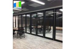 China Ebunge Double Glass Movable Partition Soundproof Sliding Glass Partition Wall supplier