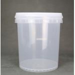 Customizable Round Plastic Buckets With Seal Lid Various Capacities Multi Purpose Usage for sale