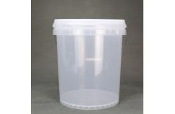 China Customizable Round Plastic Buckets With Seal Lid Various Capacities Multi Purpose Usage supplier
