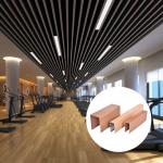 Fireproof Suspended Strip Aluminium Ceiling Tile For Indoor Decoration for sale