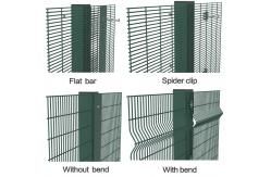 China Clear View Metal Steel Fence Anti Climb 358 High Security Fence Panel supplier