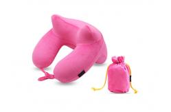 China Soft Inflatable Neck Pillow , Inflatable Travel Neck Support CGS Certification supplier