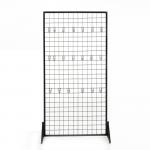 Multi - Functional Divider & Partition Commercial Wire Shelving , Metal Rolling Display Rack for sale