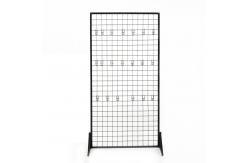 China Multi - Functional Divider & Partition Commercial Wire Shelving , Metal Rolling Display Rack supplier