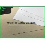 AAA Jumbo Roll C1S Grey Back White Top Paper 250gr To 400gr Duplex Board 1300mm for sale