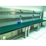 Customized Warehouse Garage Industrial Work Table With Led Tube Overhead