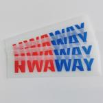 Embossed 3D Silicone Heat Transfer Emblems Transfers Customized