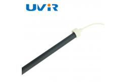 China Customization Quartz Heating Infrared Lamp 220V Single Tube Long Wave Black Tube supplier
