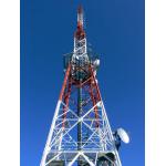 4G 5G Base Station Coastal Area Hot Dip Galvanized Telecommunication Angle Steel Tower