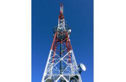 China 4G 5G Base Station Coastal Area Hot Dip Galvanized Telecommunication Angle Steel Tower supplier