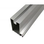 Anodized Wardrobe Aluminium Profile , Kitchen Door Handle Furniture Aluminum Profile for sale