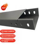 Powder Coated Ladder Tray Cable Trunking Slotted Steel Gi For Cable Management System for sale