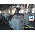HDPE / LDPE Plastic Pipe Extrusion Line , Single Wall Corrugated Pipe Production Line for sale