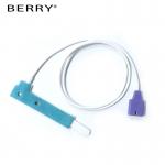 Dual Keyed Blue Foam SpO2 Sensor For 9pin Probes for sale